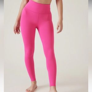Athleta pink 7/8 tights